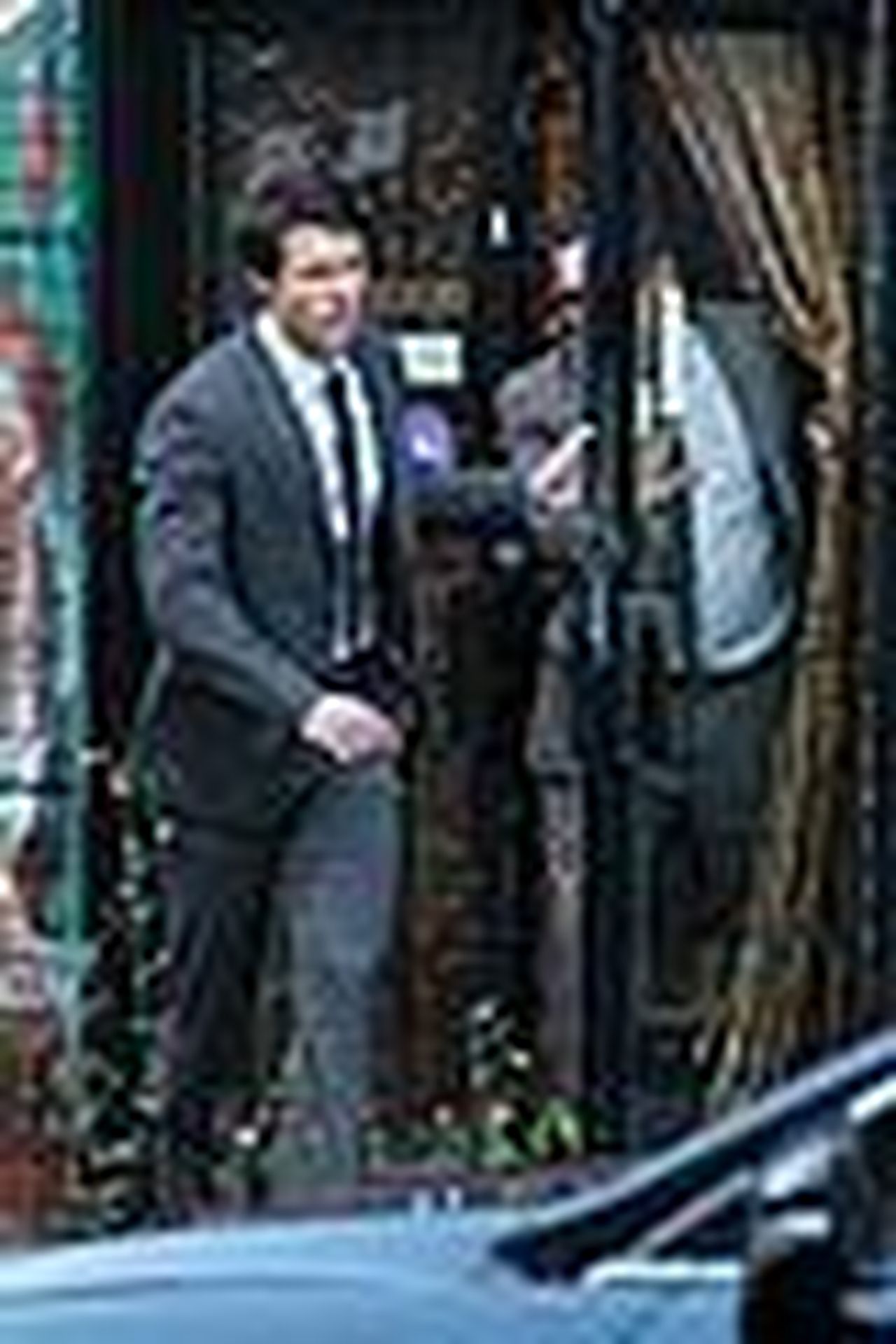 source:justjared - Dettagli sulla serie TV 'The Rainmaker' - milo callaghan the rainmaker set photos 09