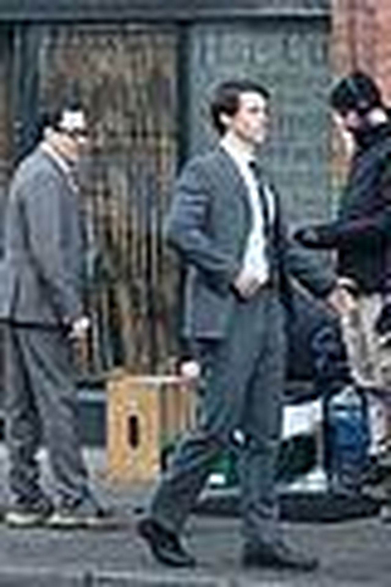 source:justjared - Dettagli sulla serie TV 'The Rainmaker' - milo callaghan the rainmaker set photos 01