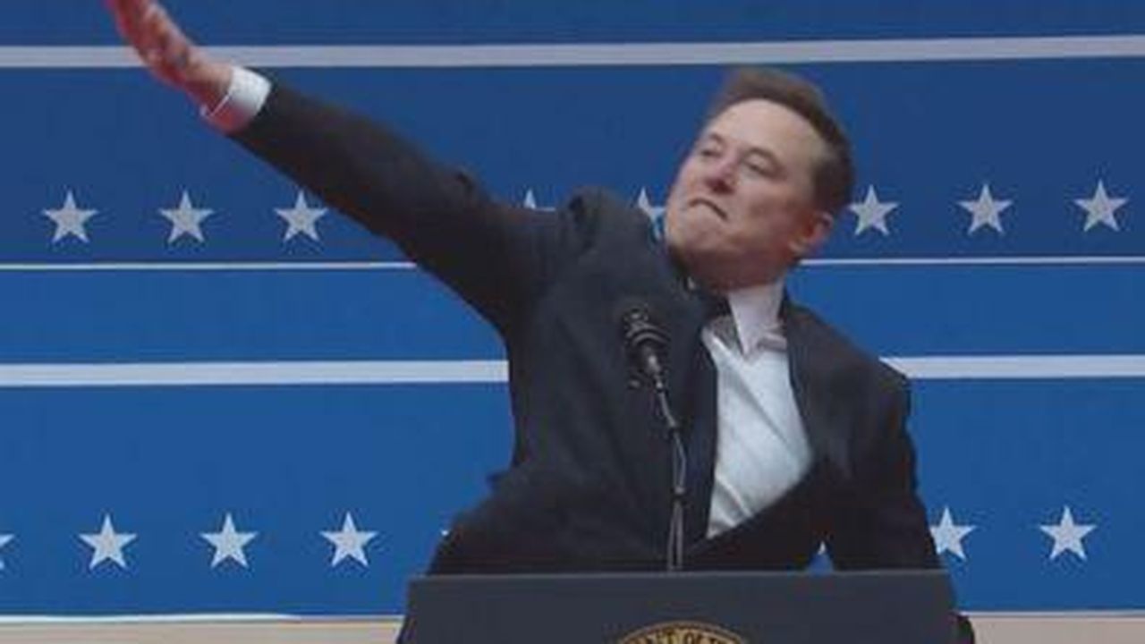Il_gesto_controverso_di_Musk_allinaugurazione_oymuwkNi4y - Confidenze24 source:nine - Il gesto controverso di Musk all'inaugurazione - Musk sembra fare un saluto fascista durante l'inaugurazione.