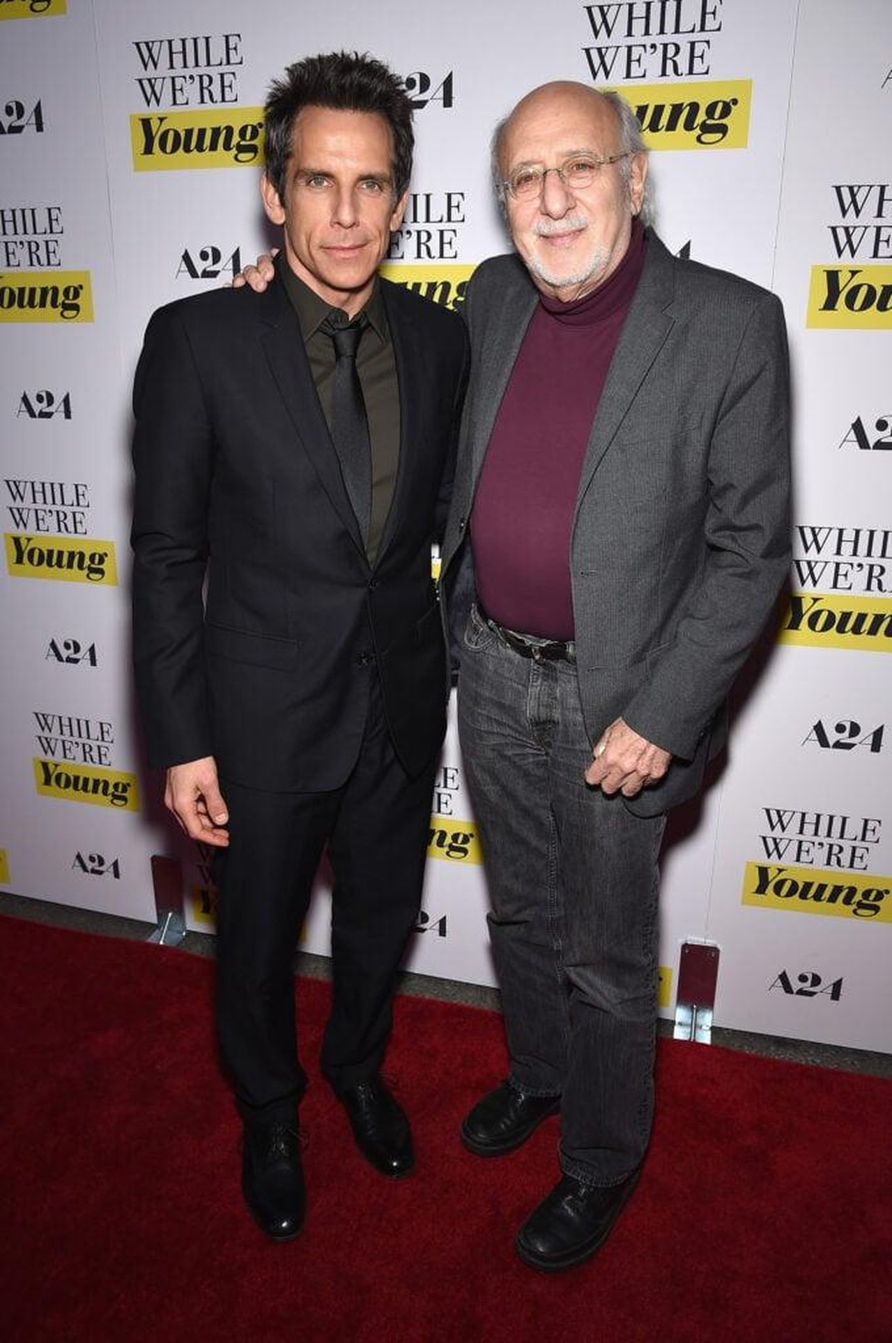 La_causa_della_morte_di_Peter_Yarrow_H2vdKb4bJE - Confidenze24 source:thehollywoodgossip - La causa della morte di Peter Yarrow - Ben Stiller e Peter Yarrow alla premiere di 'While We're Young' a New York.