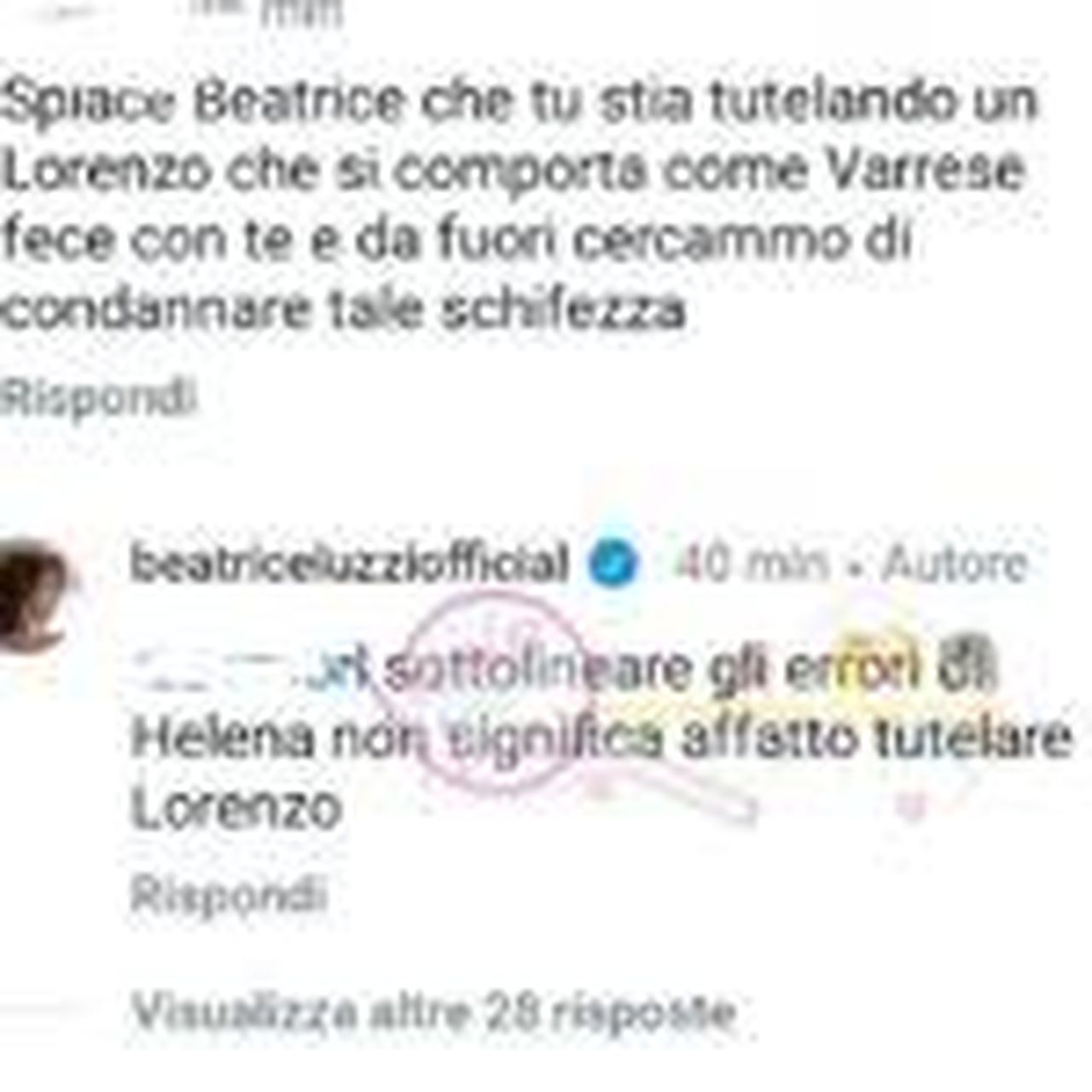 Le_dure_parole_di_Beatrice_su_Helena_0podPvncS0 - Confidenze24 source:il vicolo delle news - Le dure parole di Beatrice su Helena - Beatrice Luzzi