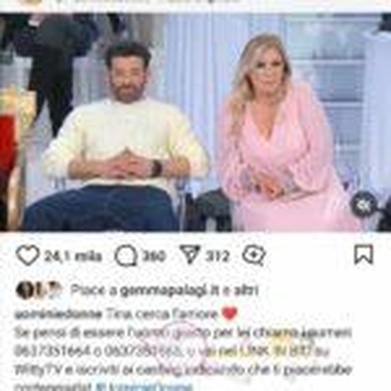 Tina_cerca_lamore_le_richieste_di_Maria_CjtYNw1dXk - Confidenze24 source:il vicolo delle news - Tina cerca l’amore: le richieste di Maria - Tina Cipollari in cerca di amore