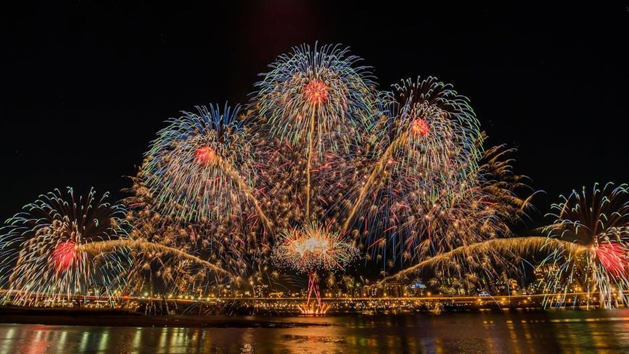 Indiscrezioni_e_Critiche_al_Programma_Ej8ELwiu22 - Confidenze24 Source: W W - pexels - Vibrant fireworks lighting up the night sky in a stunning celebration over Taipei's waterfront.