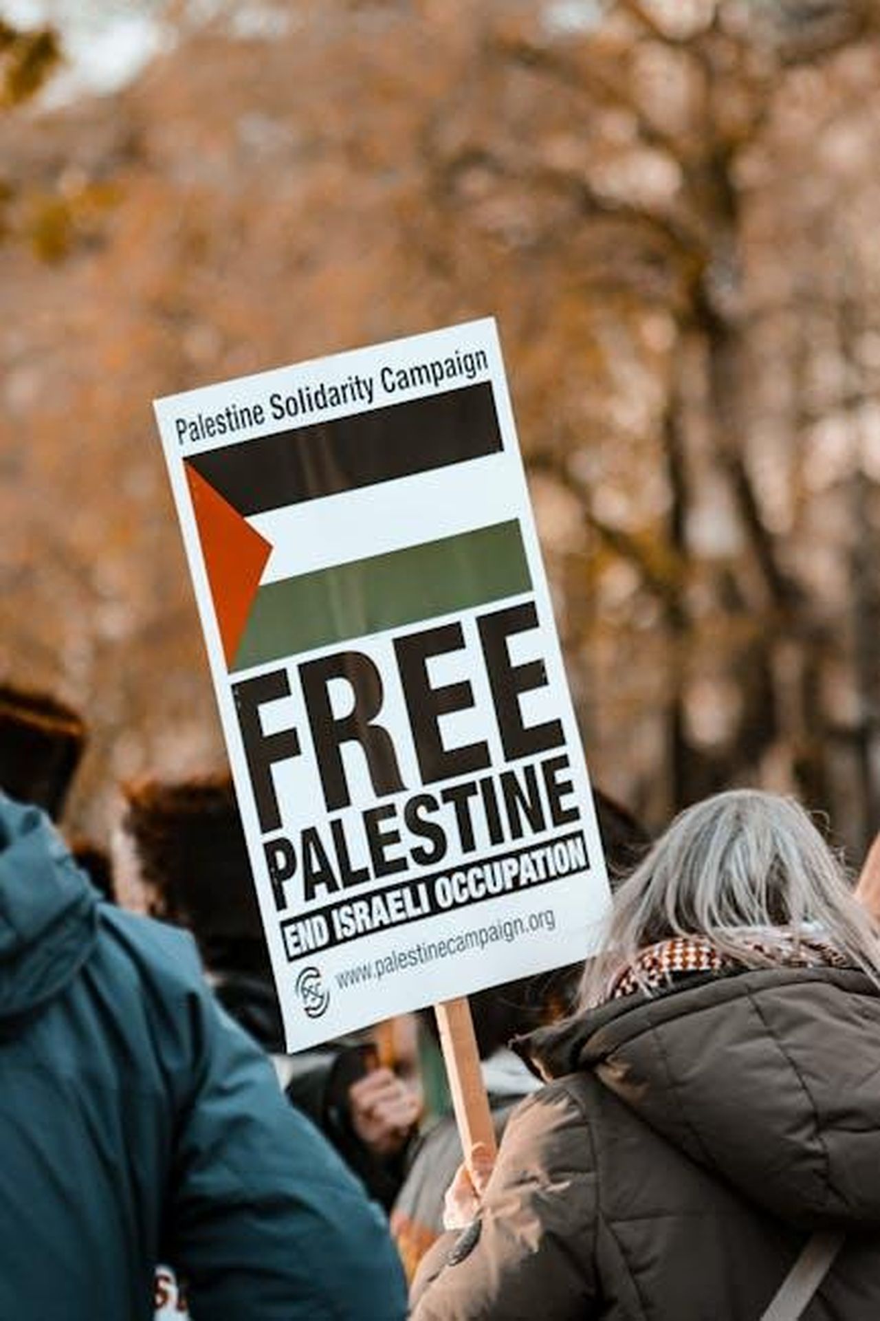 Le_dichiarazioni_di_Delmastro_A8saaNu5UJ - Confidenze24 Source: Hala Photography - pexels - A peaceful protest in London advocating for Palestine solidarity with visible signs and attendees.