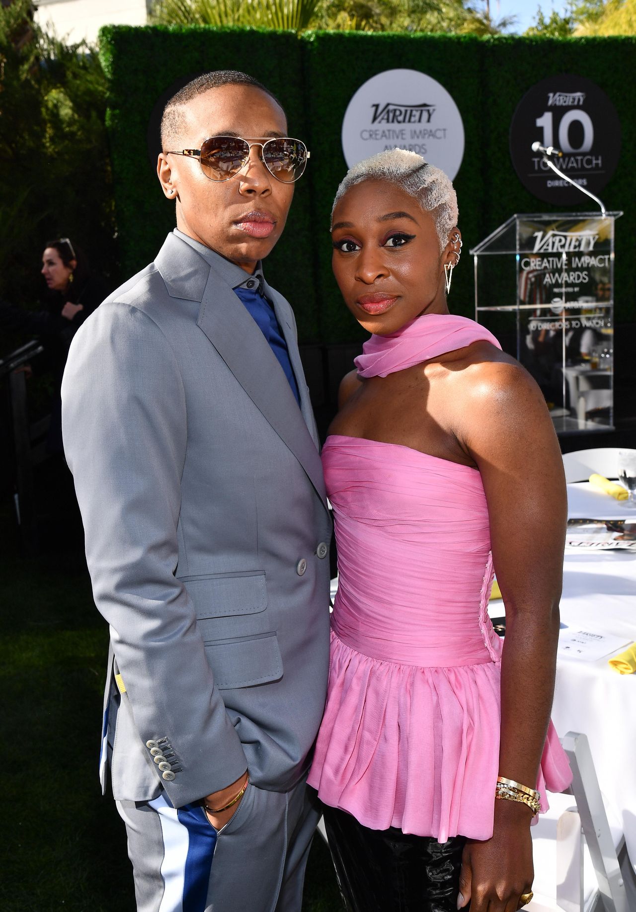 Waithe_ed_Erivo_si_avvicinano_dal_2018_al_2020_DNB25FchJd - Confidenze24 Source: Michael Buckner/Variety/Penske Media - Getty Images - Lena Waithe e Cynthia Erivo al Variety’s Creative Impact Awards
