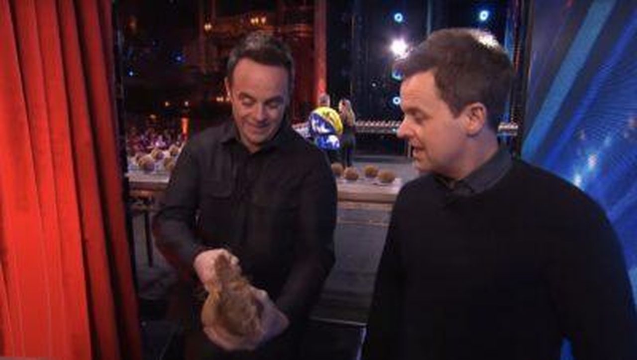 Ant_McPartlin_avverte_i_bambini_di_non_colpire_le_noci_di_cocco_dopo_un_incidente_kRZkqMWjOh - Confidenze24 Source: Britain’s Got Talent/YouTube - - Ant e Dec su Britain's Got Talent