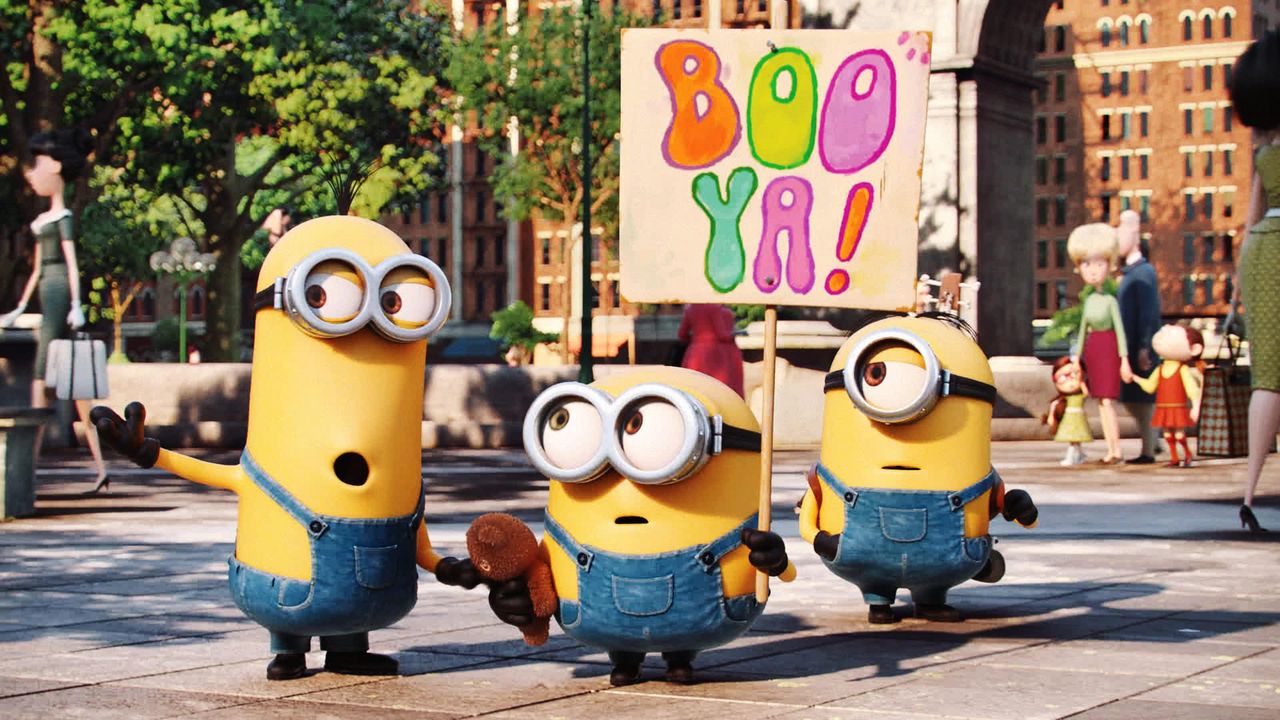 Film_e_serie_TV_in_uscita_il_25_Aprile_Obw7eow4hE - Confidenze24 Source: ©Universal Pictures/Courtesy Everett Collection - - MINIONS, da sinistra: Stuart, Bob, Kevin, 2015.