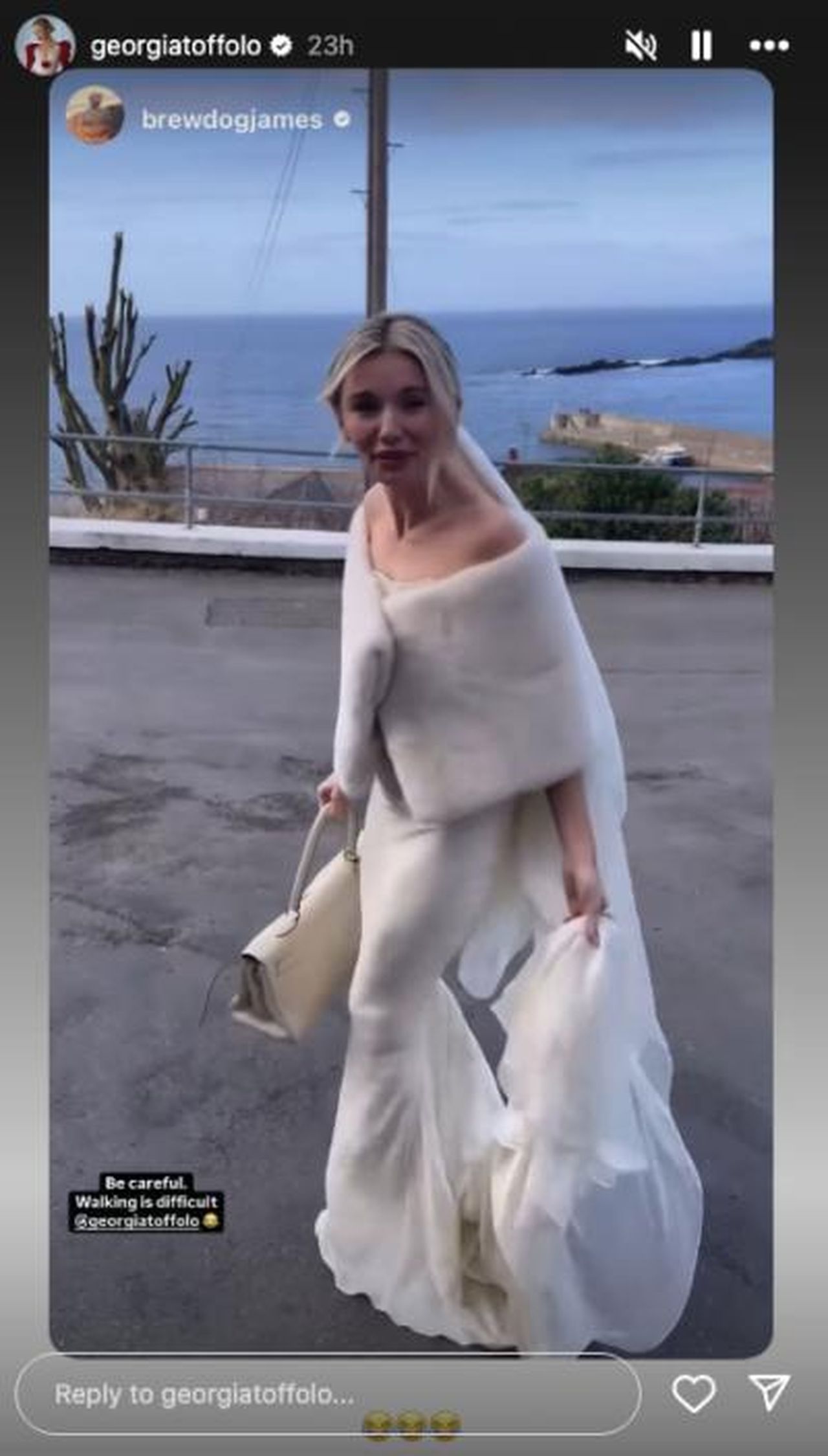Il_giorno_del_matrimonio_di_Georgia_Toffolo_EAgE6xGVkr - Confidenze24 Source: Instagram - - Georgia Toffolo nel suo abito da sposa