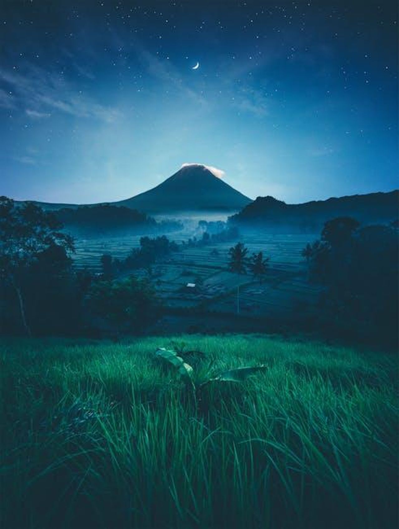 Il_video_di_Kate_Middleton_per_la_Festa_della_Mamma_xtsqRpioSO - Confidenze24 Source: Aron Visuals - pexels - A breathtaking view of a moonlit mountain with vivid green fields, creating a serene and magical atmosphere.