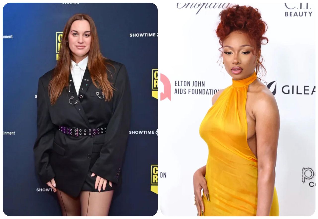 Le_Scuse_di_Hannah_Berner_per_le_Parole_Inadeguate_Durante_lIntervista_2aDNSC7S2o - Confidenze24 Source: Roy Rochlin, Robin L Marshall / Getty Images - Getty Images - Hannah Berner e Megan Thee Stallion