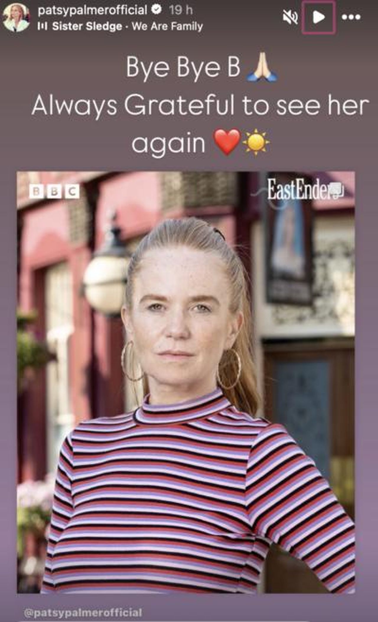 Patsy_Palmer_annuncia_che_lascia_il_soap_come_Bianca_Jackson_65jnieIeXp - Confidenze24 Source: @patsypalmerofficial - Instagram - Storia di Patsy Palmer su Instagram