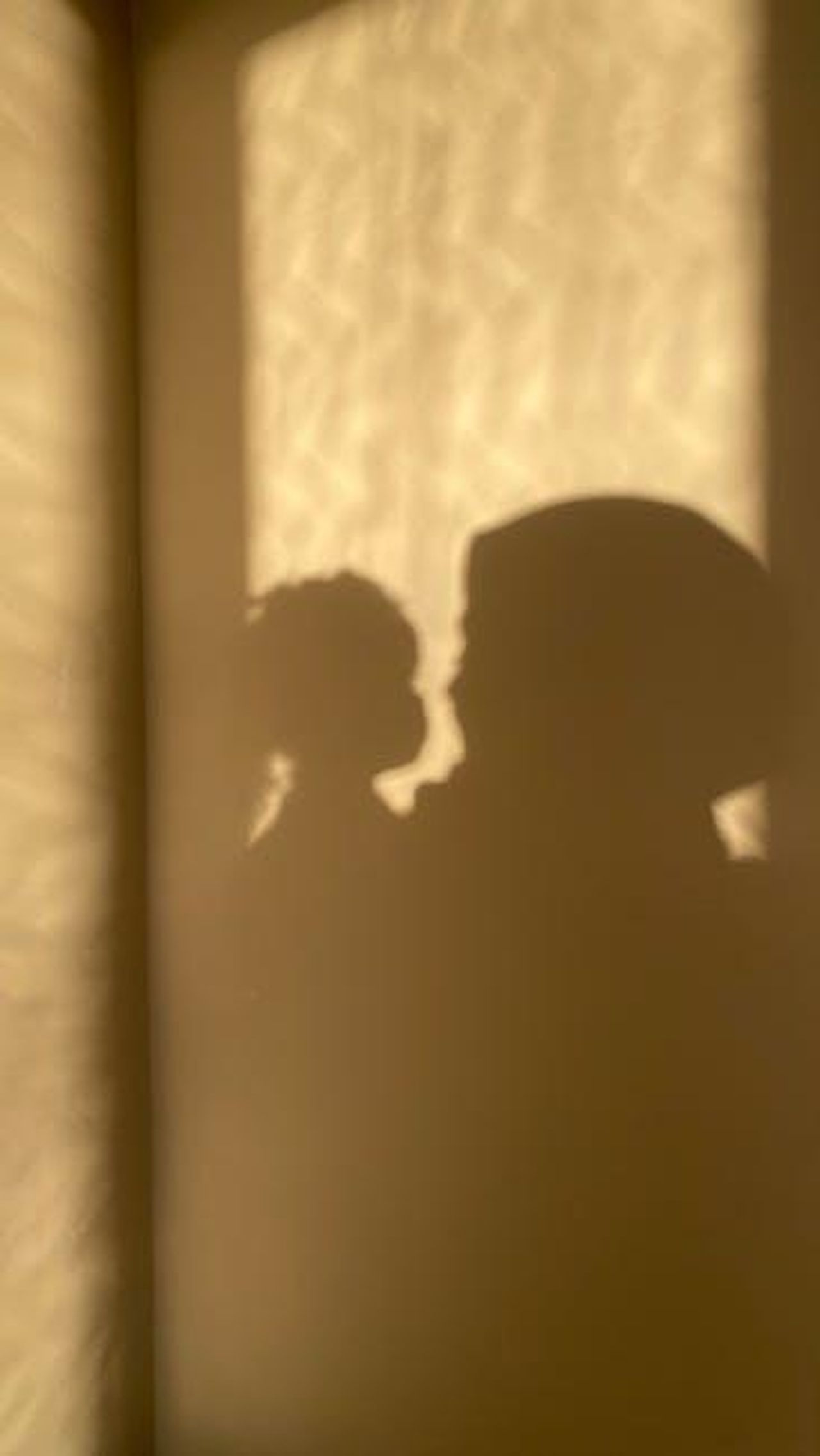 Quando_James_Martin_ha_realizzato_che_non_avrebbe_mai_pi_parlato_con_suo_padre_13Mpi3MKPm - Confidenze24 Source: Mihrî - pexels - A touching silhouette of a mother holding her child against a soft, textured wall.