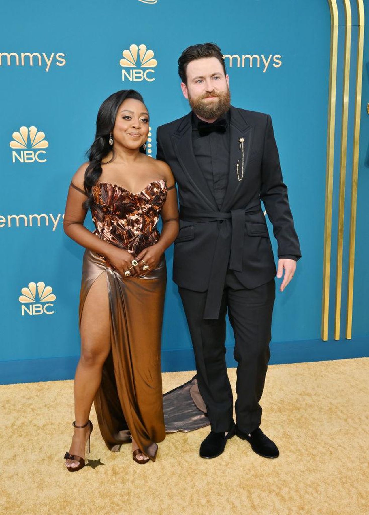 Quinta_Brunson_e_Kevin_Anik_Un_Matrimonio_Breve_WJOPz5NHPB - Confidenze24 Source: Michael Buckner - Getty - 74° Emmy Awards - Arrivi