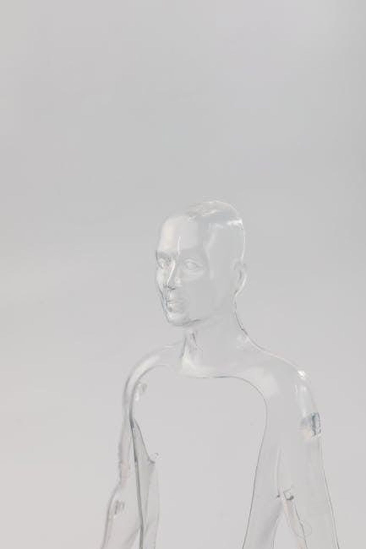 Re_Carlo_III__stato_ricoverato_durante_il_trattamento_per_il_cancro_1qQgdcNpTq - Confidenze24 Source: Tara Winstead - pexels - Glass-like transparent mannequin against a light backdrop, showcasing modern minimalism.