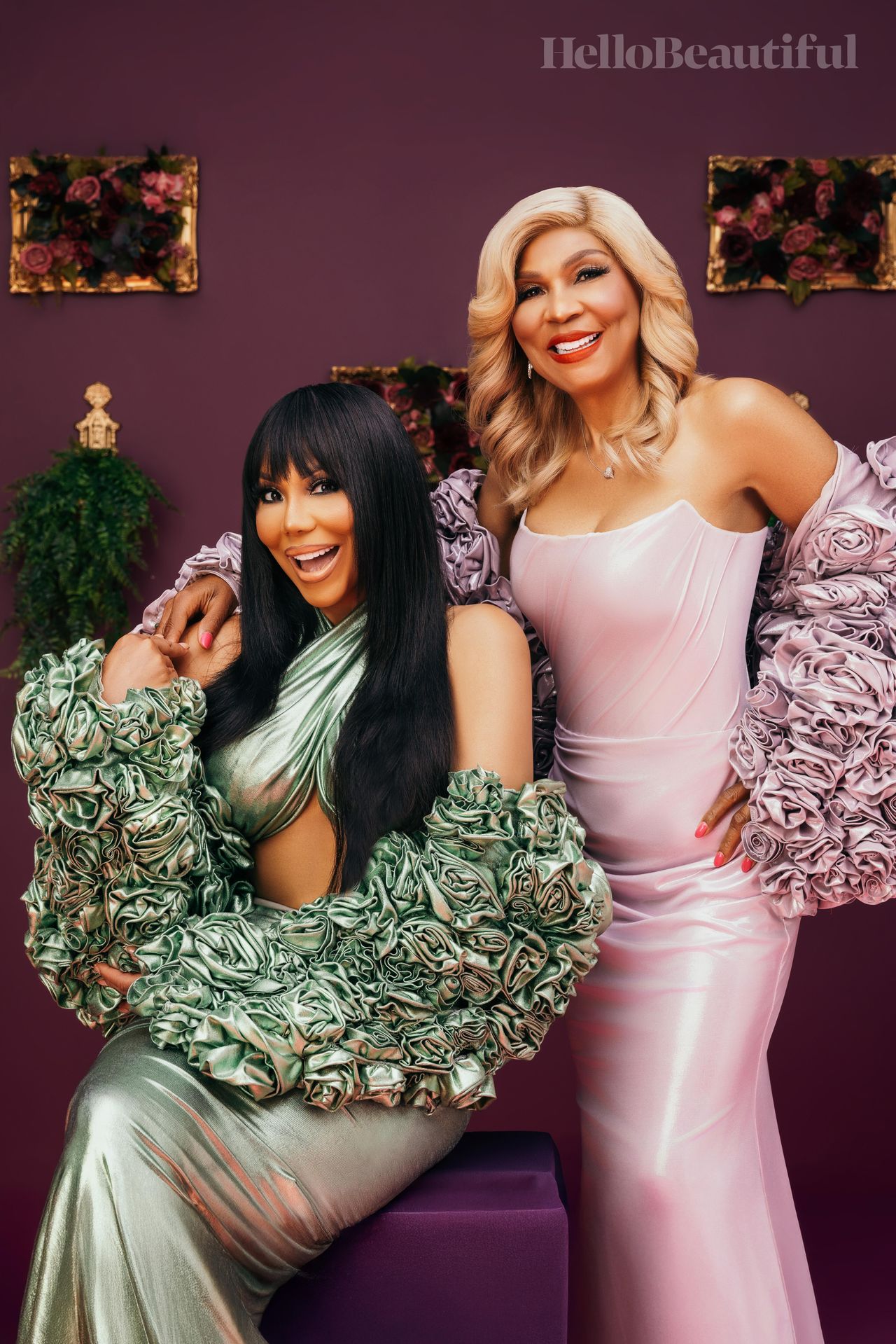 Tamar_e_Miss_E_parlano_delle_tradizioni_culinarie_cbBlj2h4ay - Confidenze24 Source: Eric Jordan - - Tamar Braxton Ms. E HelloBeautiful Cover