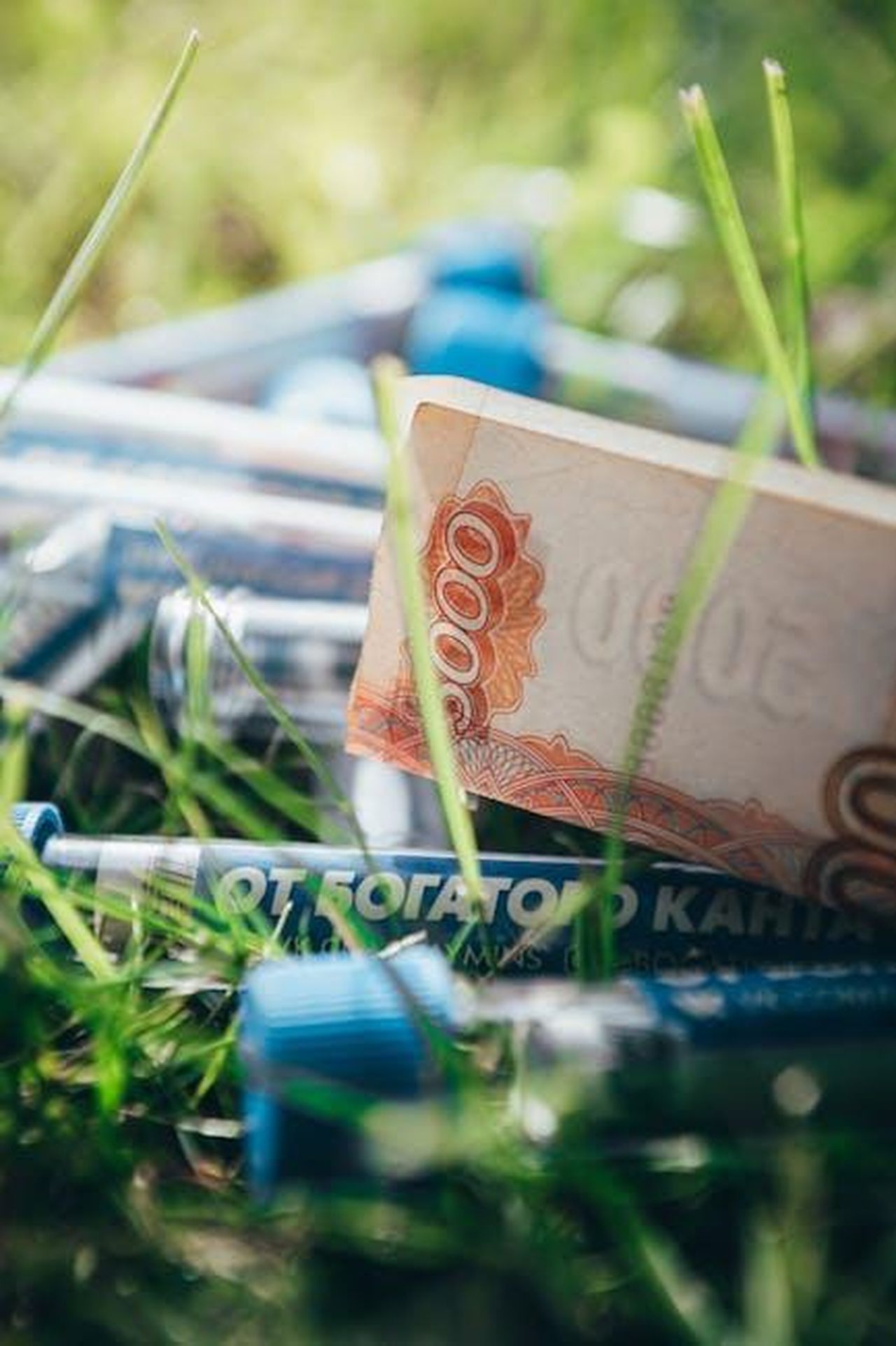 Le_implicazioni_finanziarie_per_Warner_Bros_1L2zhmbe8P - Confidenze24 Source: Iurii Laimin - pexels - Close-up of money with medicine tubes on grass, depicting economy and health themes.